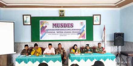 MUSDES PERTANGGUNG JAWABAN BUMDesa MITRA USAHA CRAKEN